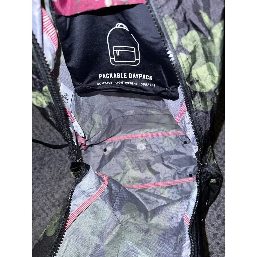 HERSCHEL Nova Standard Backpack Floral Black Maroon Bookbag